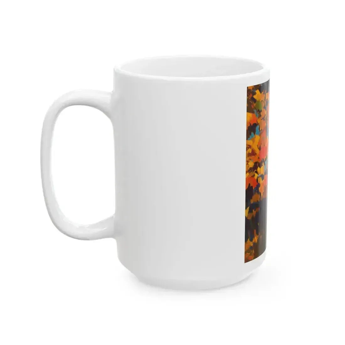 Autumn Ride - White Coffee Mug - Go Mug Yourself