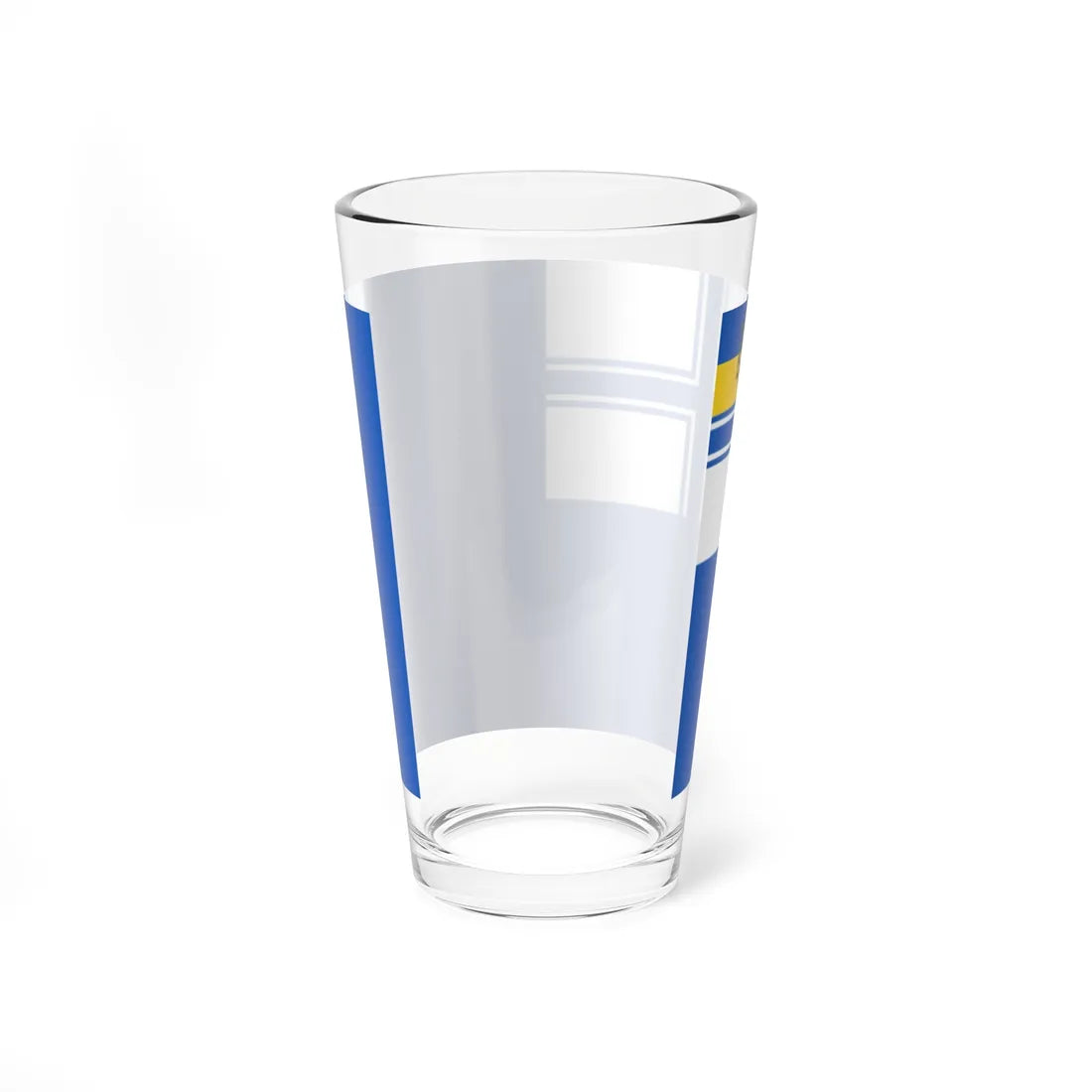 Auxiliary Naval Ensign of Ukraine 1918 (Ukraine) Pint Glass 16oz - Go Mug Yourself
