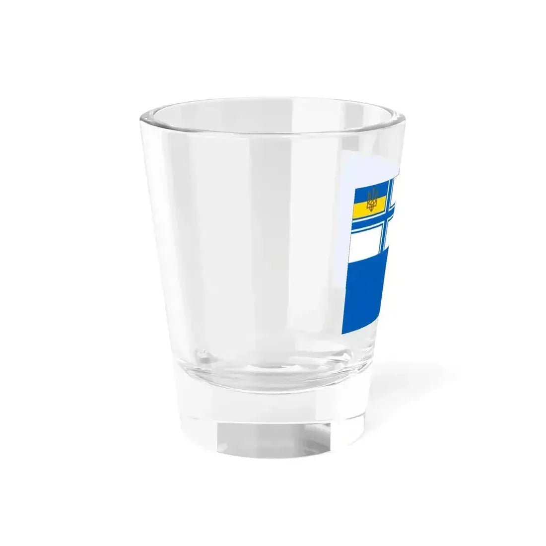 Auxiliary Naval Ensign of Ukraine 1918 (Ukraine) Shot Glass 1.5oz - Go Mug Yourself