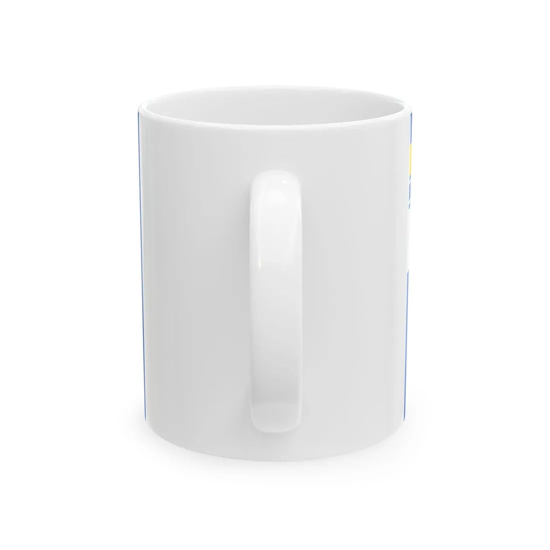 Auxiliary Naval Ensign of Ukraine 1918 (Ukraine) White Coffee Mug - Go Mug Yourself