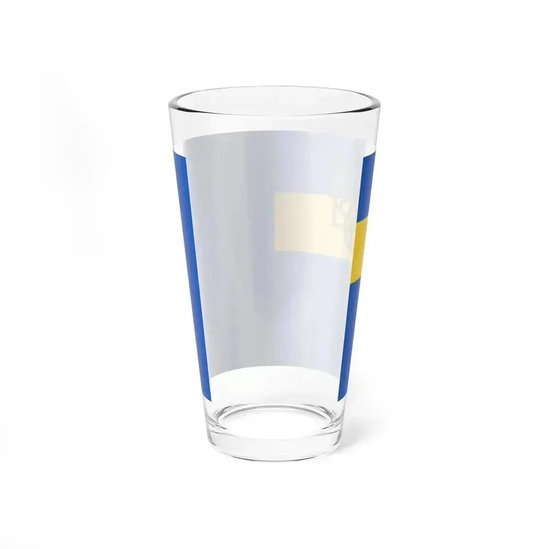 Auxiliary Naval Ensign of Ukraine Civillian - dress 1918 (Ukraine) Pint Glass 16oz - Go Mug Yourself