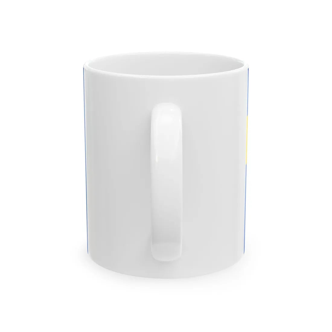 Auxiliary Naval Ensign of Ukraine Civillian - dress 1918 (Ukraine) White Coffee Mug - Go Mug Yourself