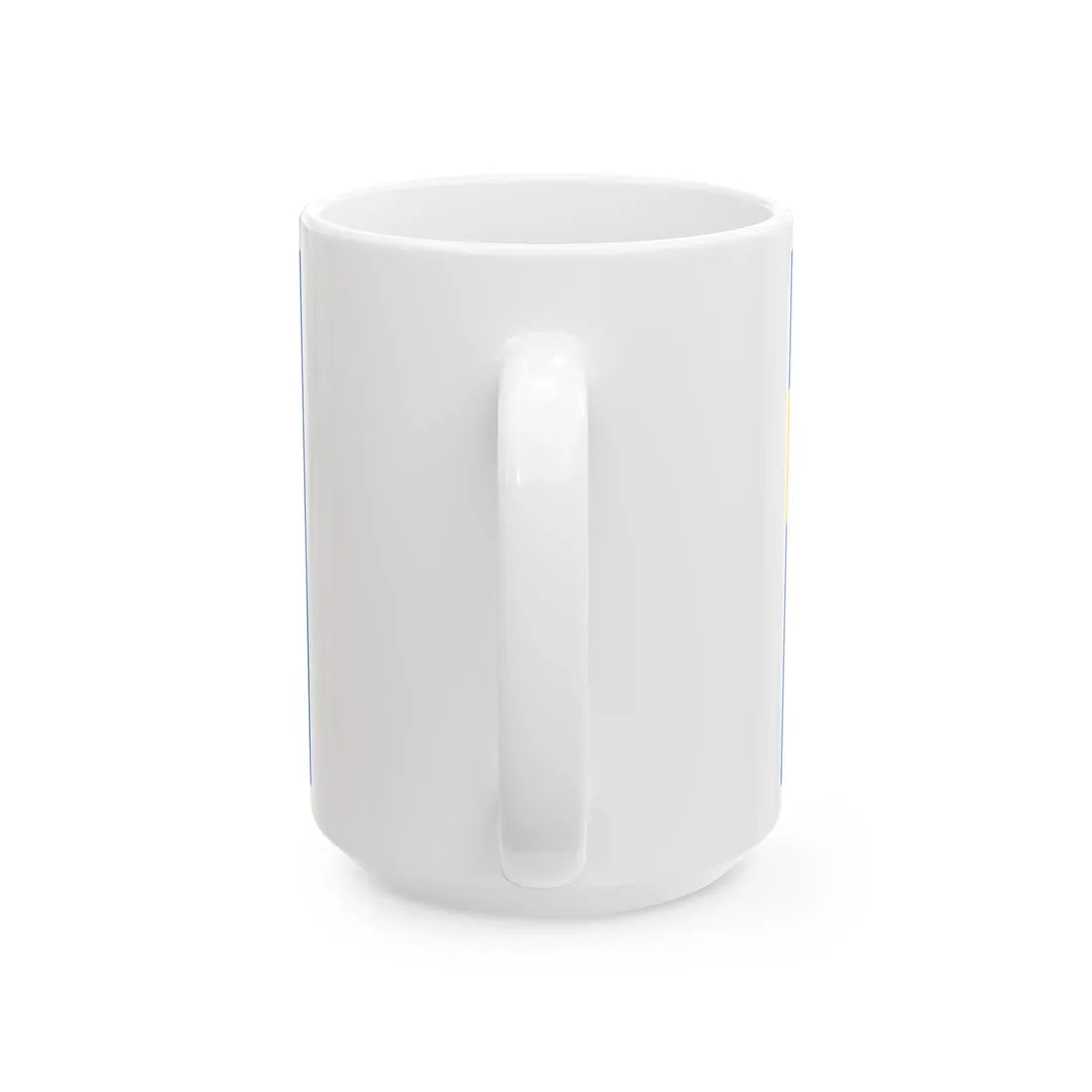 Auxiliary Naval Ensign of Ukraine Civillian - dress 1918 (Ukraine) White Coffee Mug - Go Mug Yourself