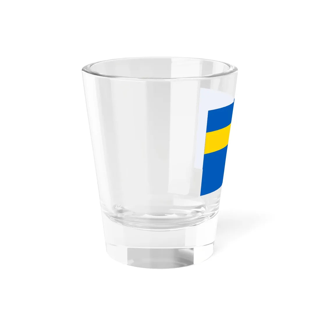 Auxiliary Naval Ensign of Ukraine Civillian officer 1918 (Ukraine) Shot Glass 1.5oz - Go Mug Yourself