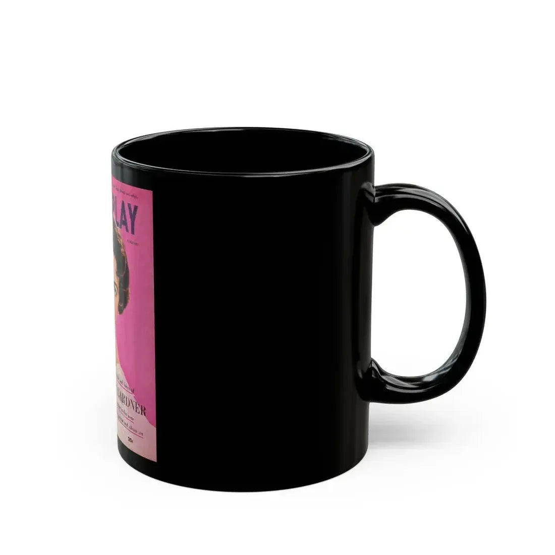 Ava Gardner #118 - Mag. Cover (Vintage Female Icon) Black Coffee Mug - Go Mug Yourself