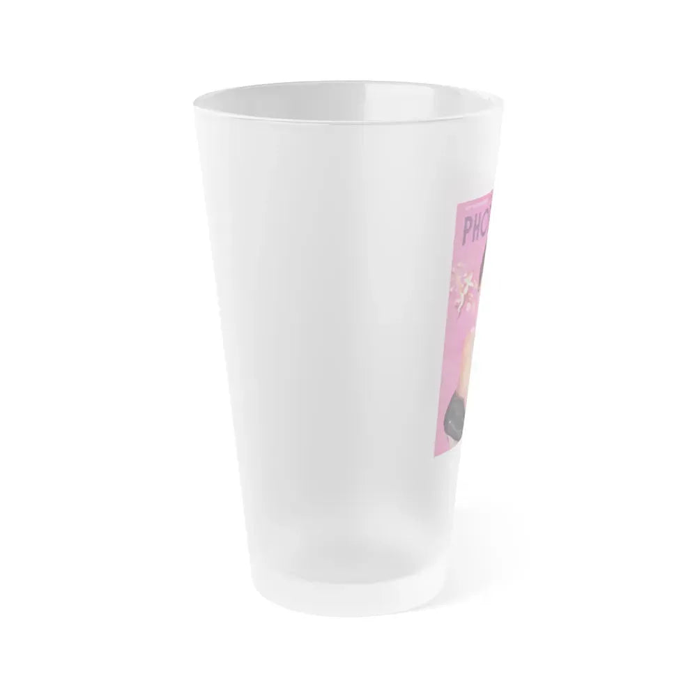 Ava Gardner #118 - Mag. Cover (Vintage Female Icon) Frosted Pint Glass 16oz - Go Mug Yourself