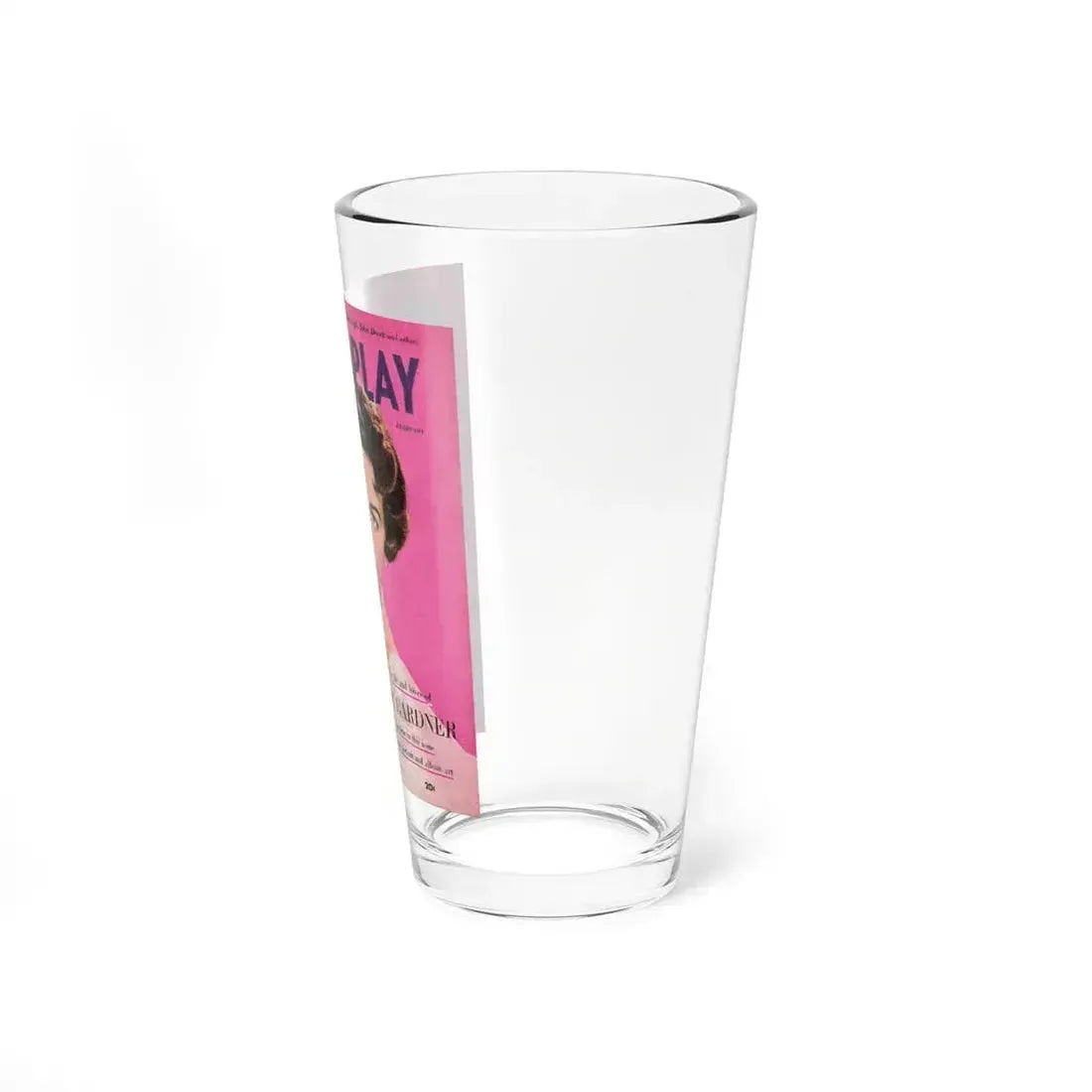 Ava Gardner #118 - Mag. Cover (Vintage Female Icon) Pint Glass 16oz - Go Mug Yourself