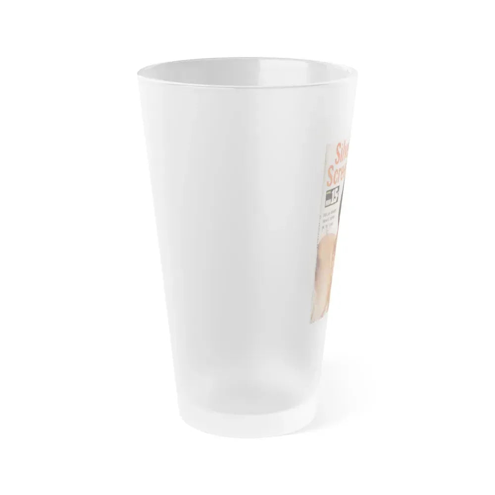 Ava Gardner #119 - Mag. Cover (Vintage Female Icon) Frosted Pint Glass 16oz - Go Mug Yourself