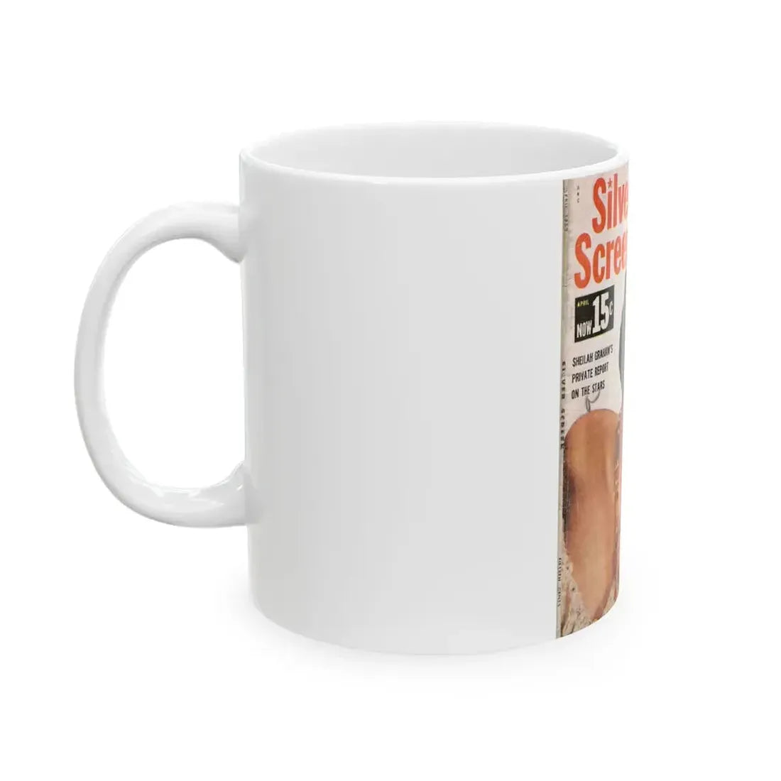 Ava Gardner #119 - Mag. Cover (Vintage Female Icon) White Coffee Mug - Go Mug Yourself