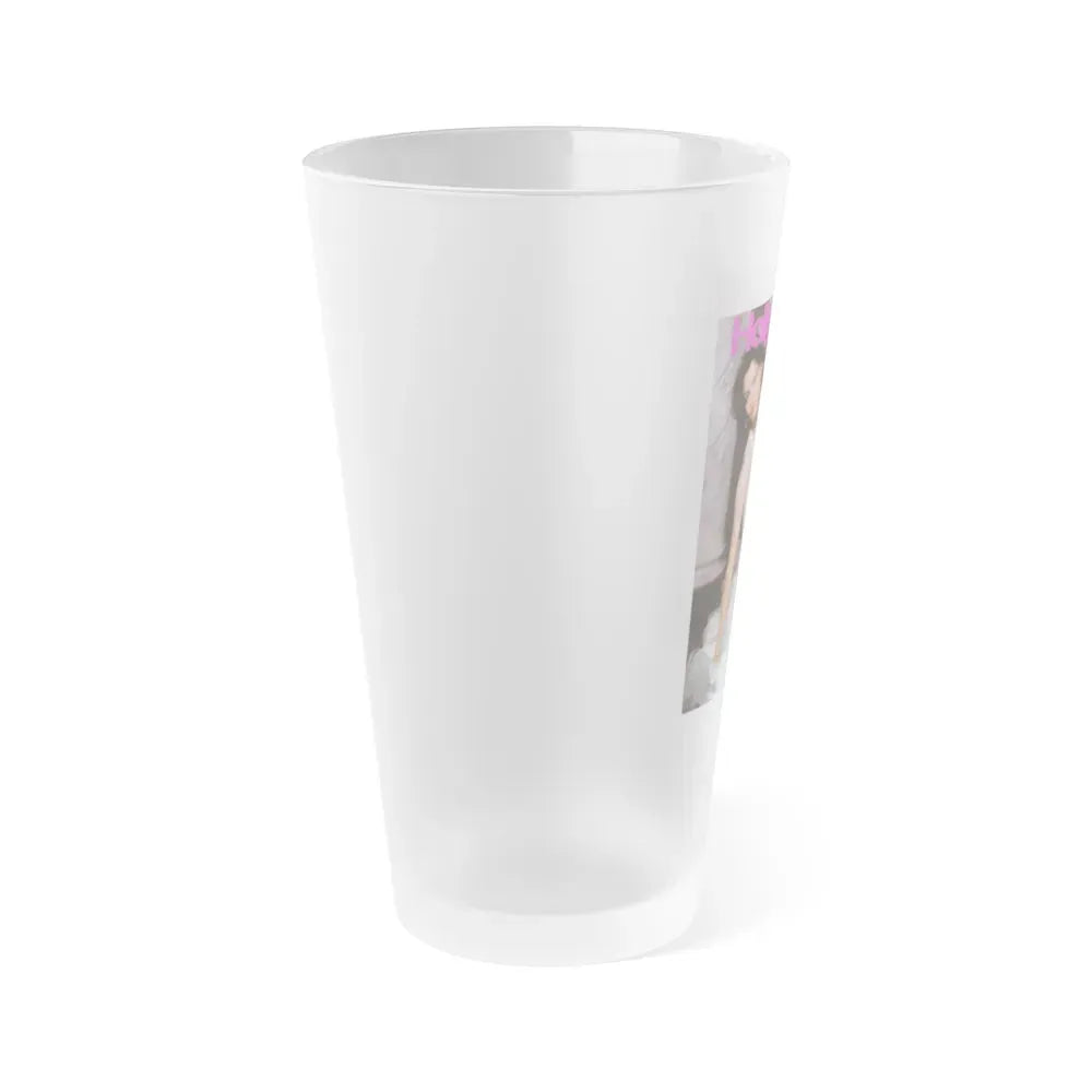 Ava Gardner #121 - Mag. Cover (Vintage Female Icon) Frosted Pint Glass 16oz - Go Mug Yourself