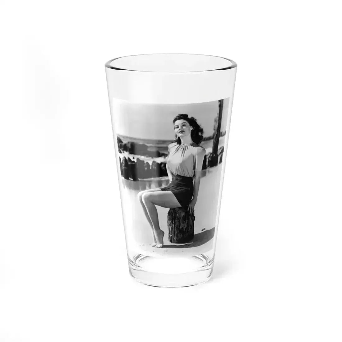 Ava Gardner #125 (Vintage Female Icon) Pint Glass 16oz 16oz - Go Mug Yourself