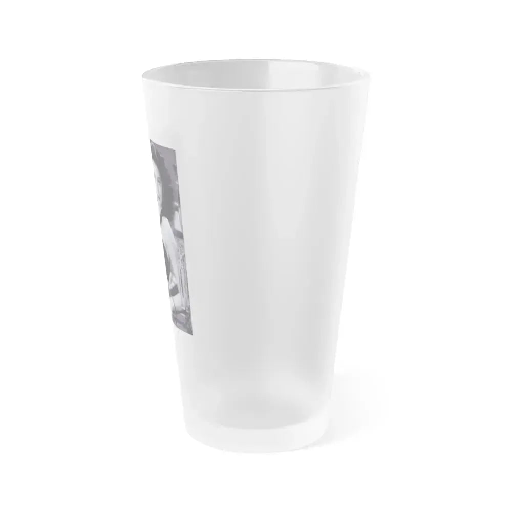 Ava Gardner #126 (Vintage Female Icon) Frosted Pint Glass 16oz - Go Mug Yourself