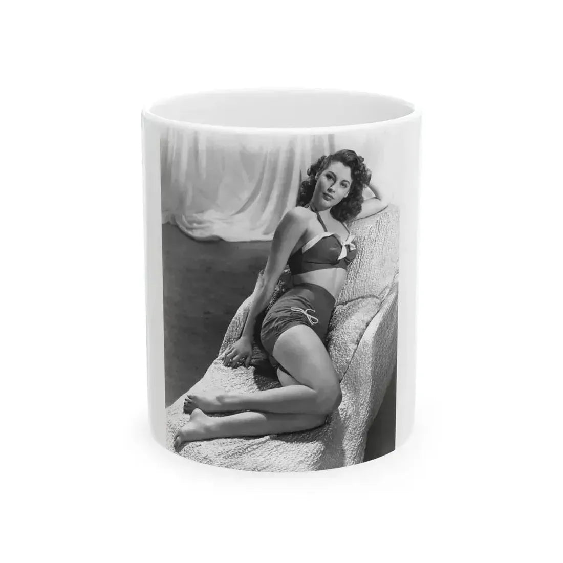 Ava Gardner #16 (Vintage Female Icon) White Coffee Mug 11oz - Go Mug Yourself