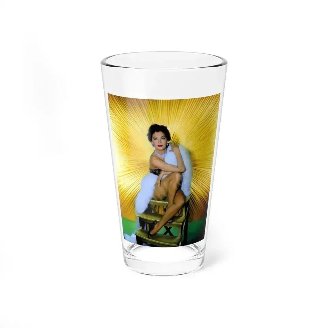 Ava Gardner #160 (Vintage Female Icon) Pint Glass 16oz 16oz - Go Mug Yourself