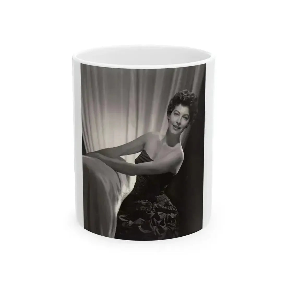 Ava Gardner #169 (Vintage Female Icon) White Coffee Mug 11oz - Go Mug Yourself