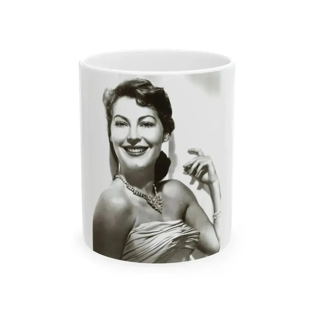 Ava Gardner #171 (Vintage Female Icon) White Coffee Mug 11oz - Go Mug Yourself