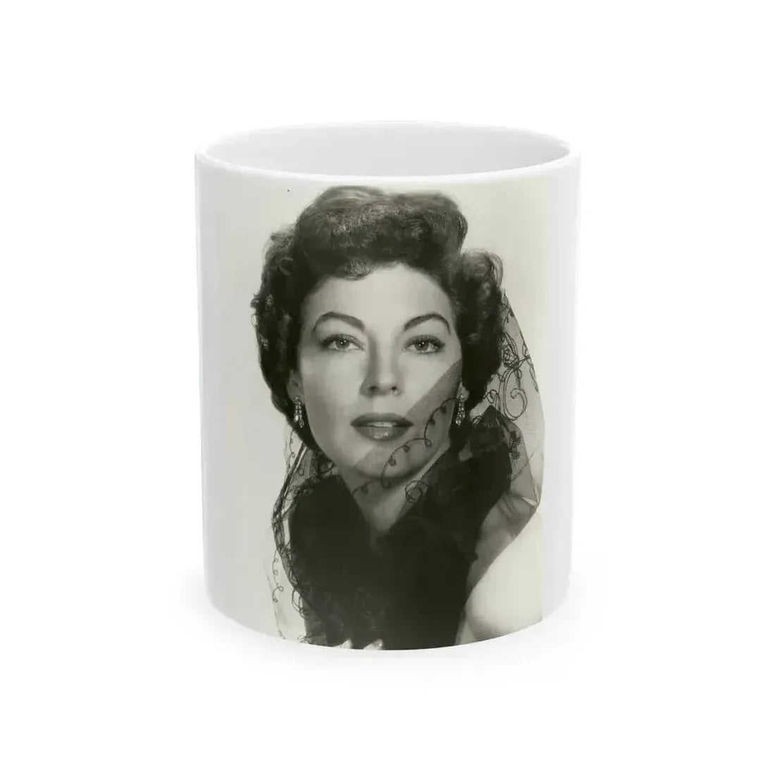 Ava Gardner #210 (Vintage Female Icon) White Coffee Mug 11oz - Go Mug Yourself
