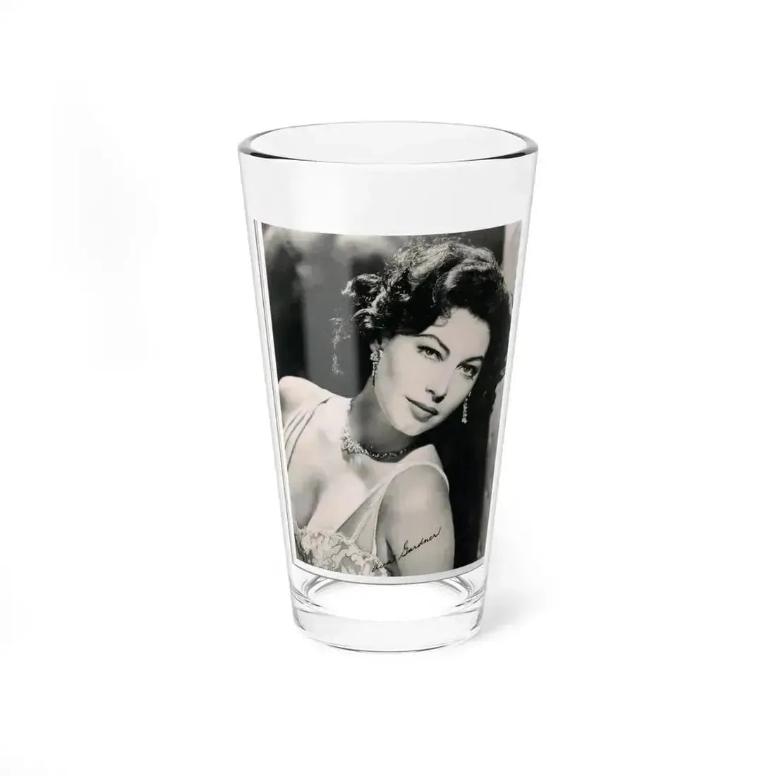 Ava Gardner #212 (Vintage Female Icon) Pint Glass 16oz 16oz - Go Mug Yourself