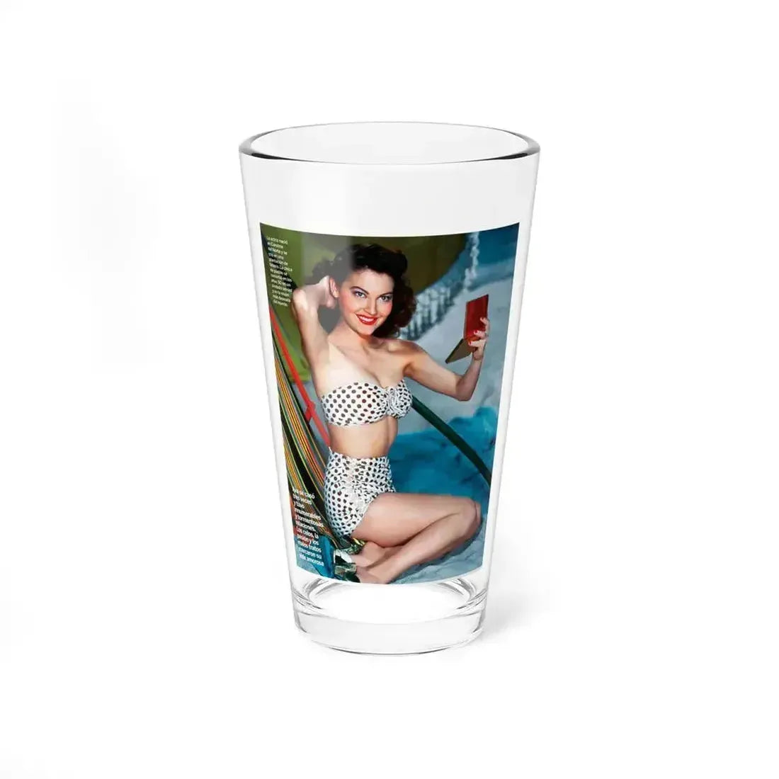 Ava Gardner #216 (Vintage Female Icon) Pint Glass 16oz 16oz - Go Mug Yourself