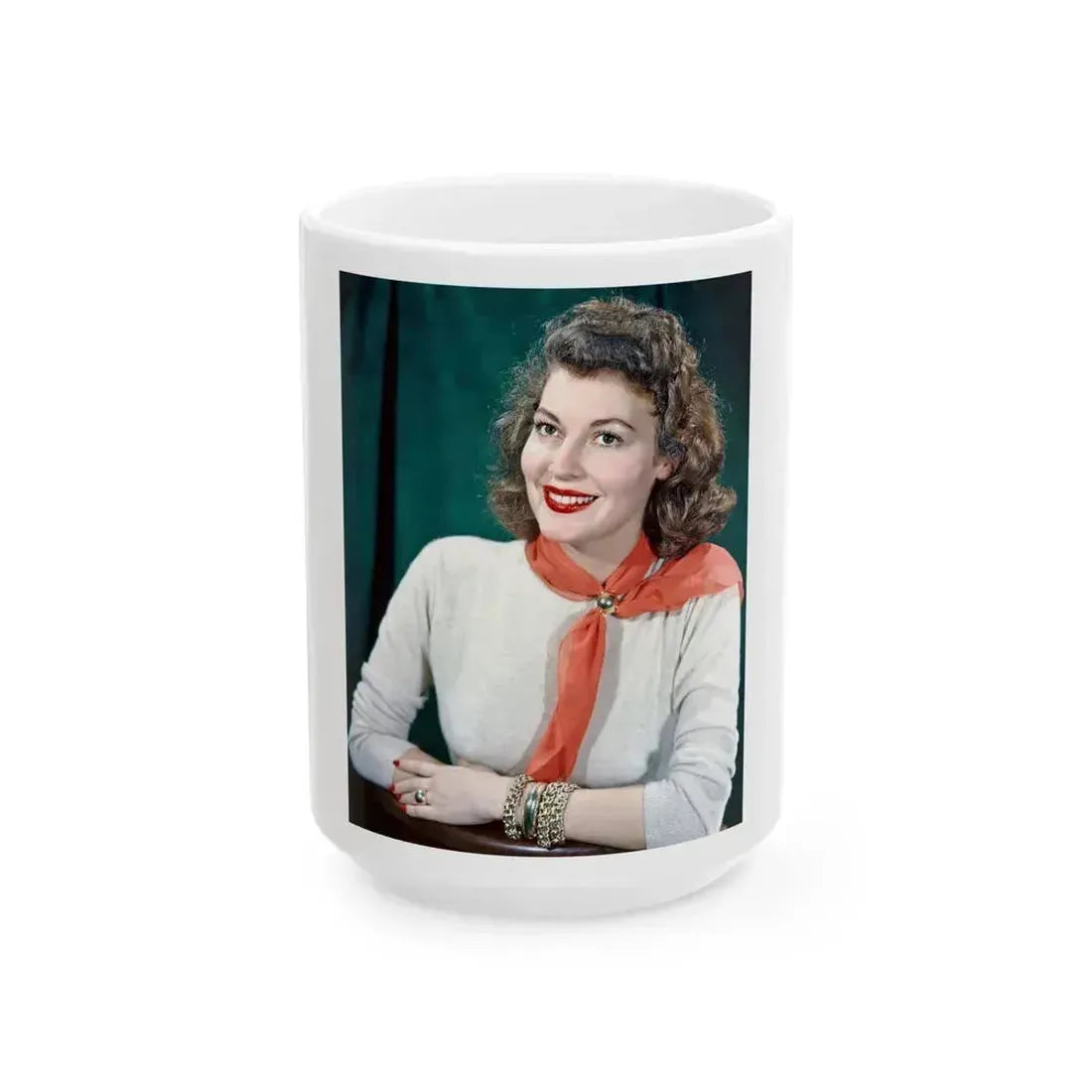 Ava Gardner #219 (Vintage Female Icon) White Coffee Mug 15oz - Go Mug Yourself