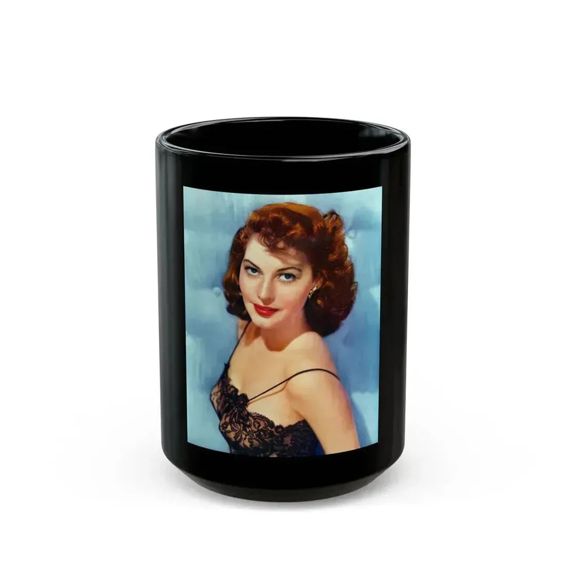 Ava Gardner #220 (Vintage Female Icon) Black Coffee Mug 15oz - Go Mug Yourself