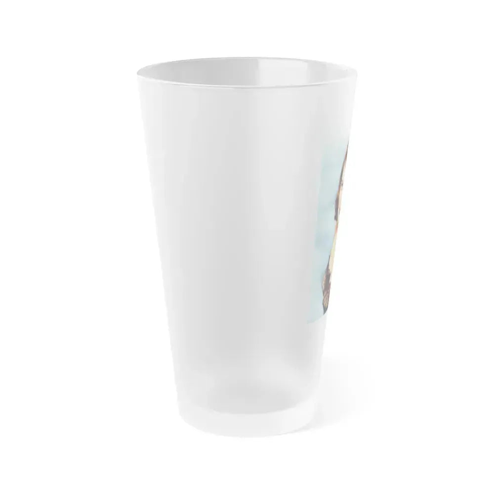 Ava Gardner #220 (Vintage Female Icon) Frosted Pint Glass 16oz - Go Mug Yourself
