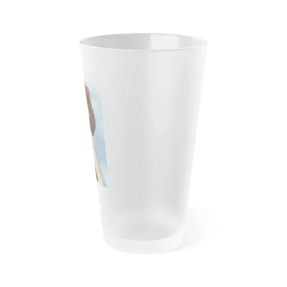 Ava Gardner #220 (Vintage Female Icon) Frosted Pint Glass 16oz - Go Mug Yourself