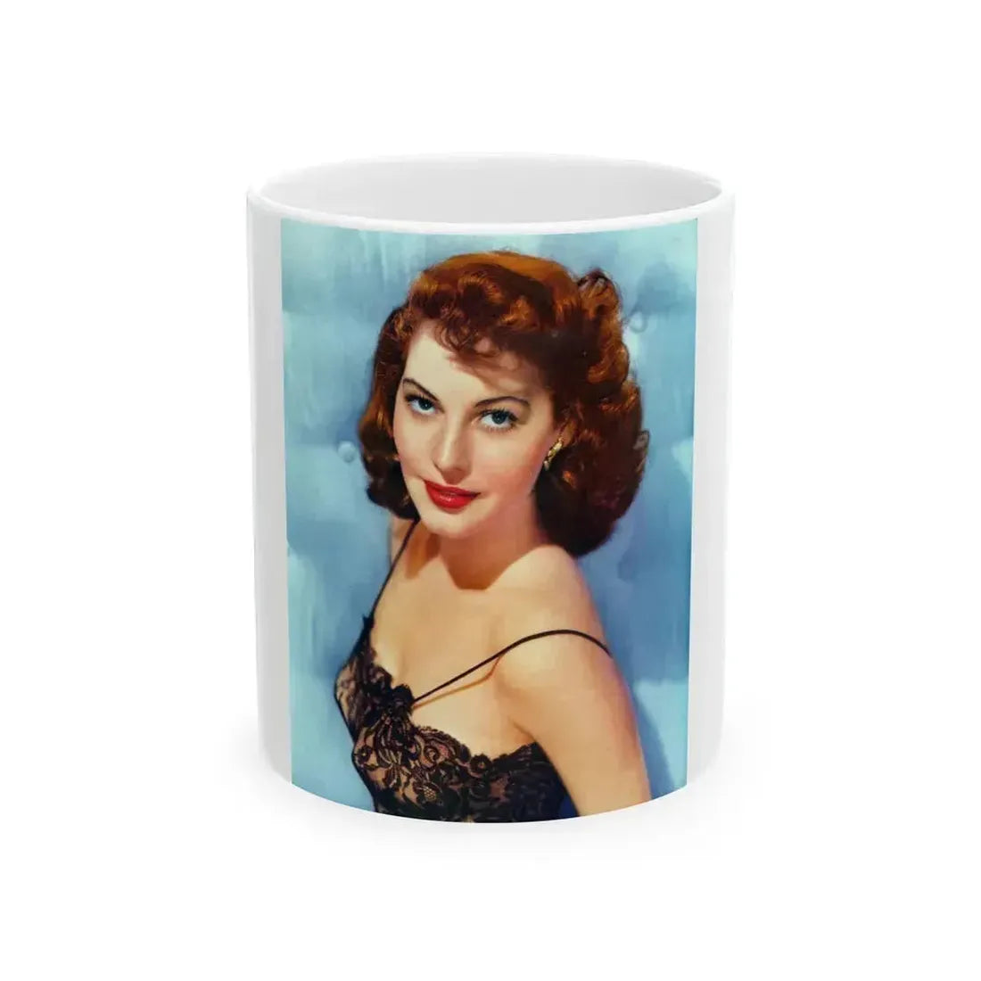 Ava Gardner #220 (Vintage Female Icon) White Coffee Mug 11oz - Go Mug Yourself