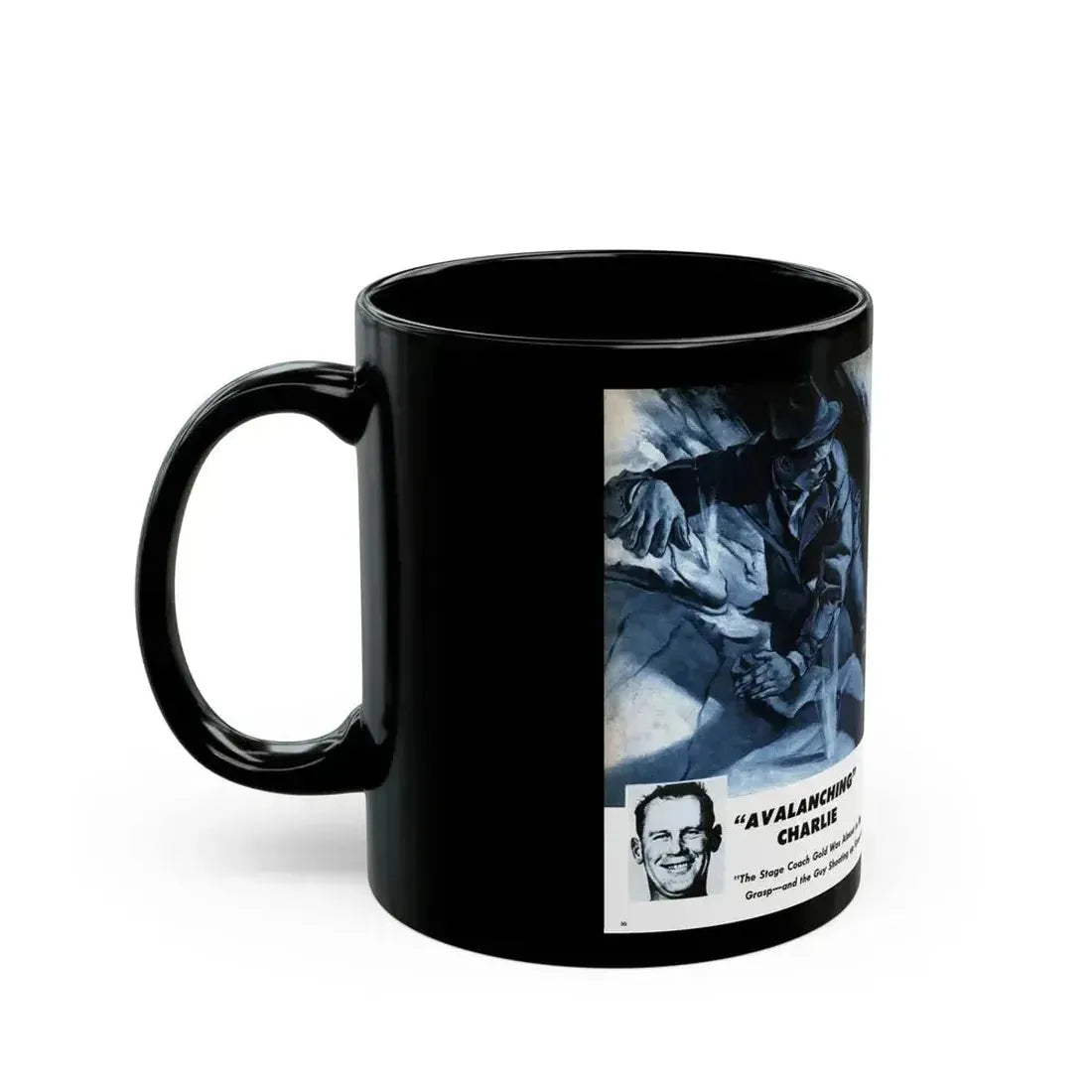 Avalanching Charlie, Sir! magazine, May 1959 - Black Coffee Mug - Go Mug Yourself