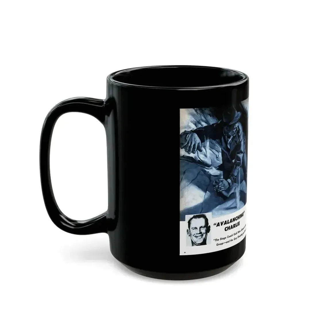 Avalanching Charlie, Sir! magazine, May 1959 - Black Coffee Mug - Go Mug Yourself