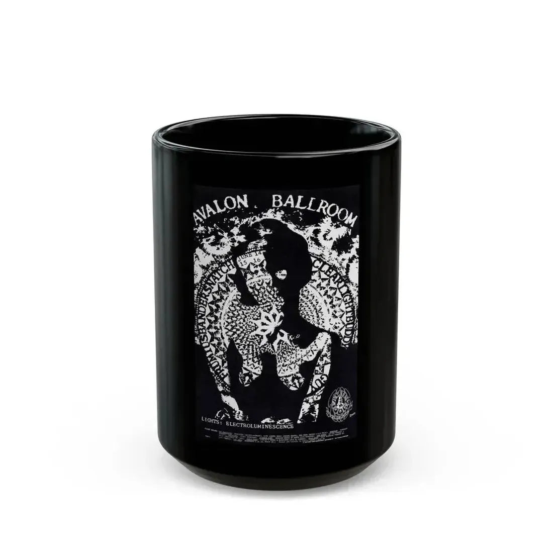 avalon (Music Poster) Black Coffee Mug 15oz - Go Mug Yourself