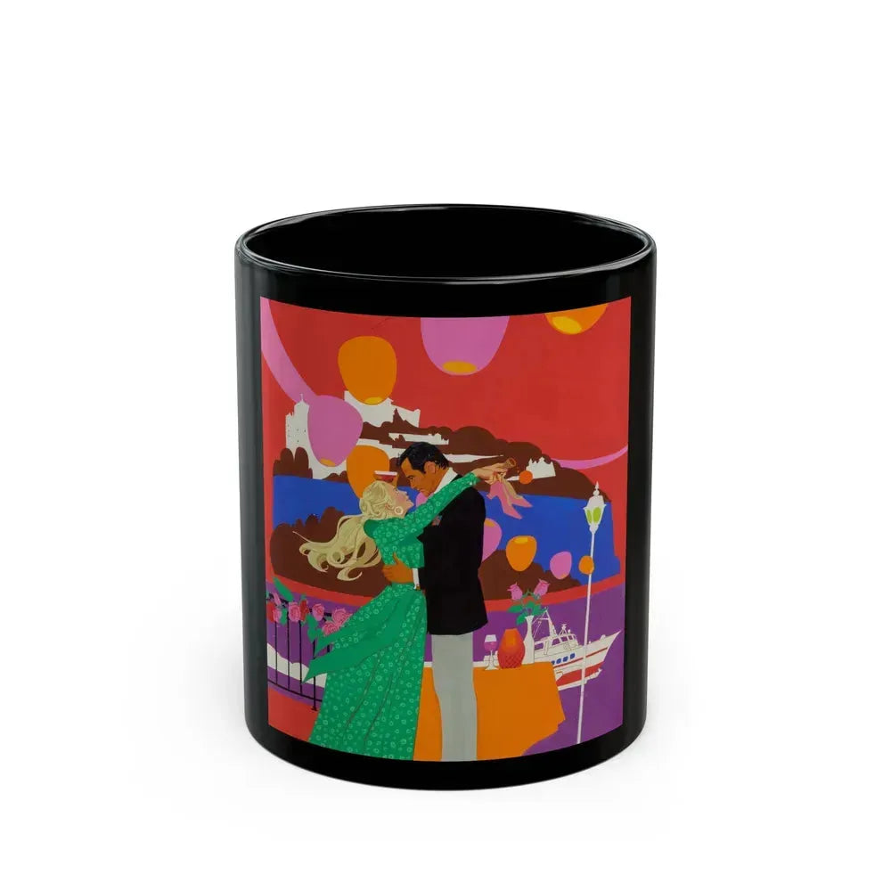 Avanti, movie advertisement, 1972 - Black Coffee Mug 11oz - Go Mug Yourself