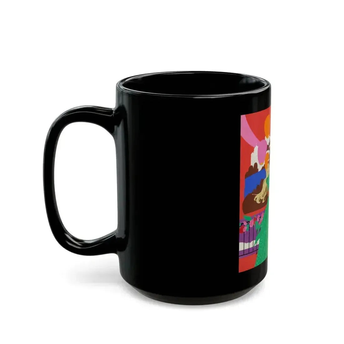 Avanti, movie advertisement, 1972 - Black Coffee Mug - Go Mug Yourself