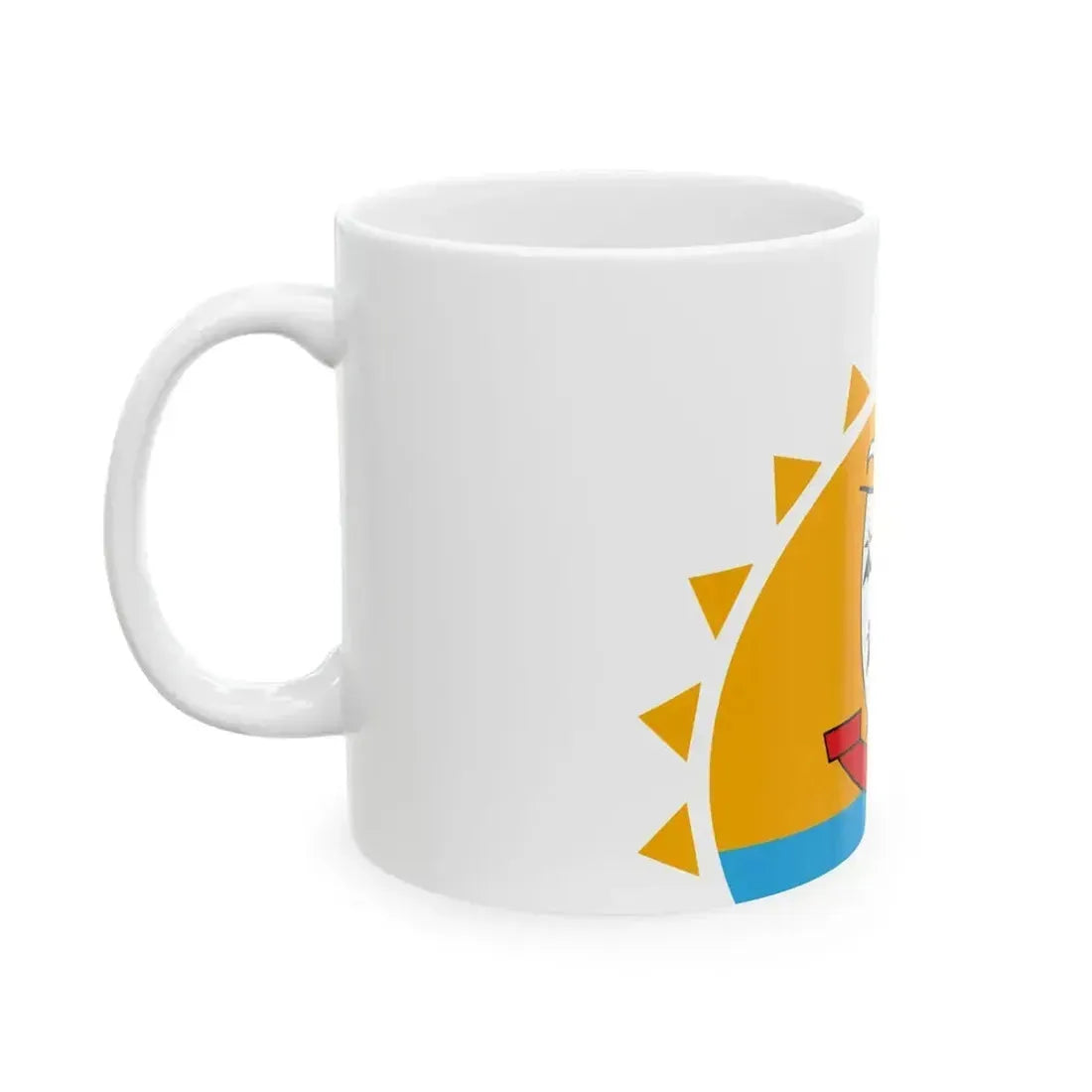 Aven traditional district flag (France) White Coffee Mug - Go Mug Yourself