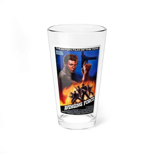 AVENGING FORCE 1986 Movie Poster - Pint Glass 16oz 16oz - Go Mug Yourself