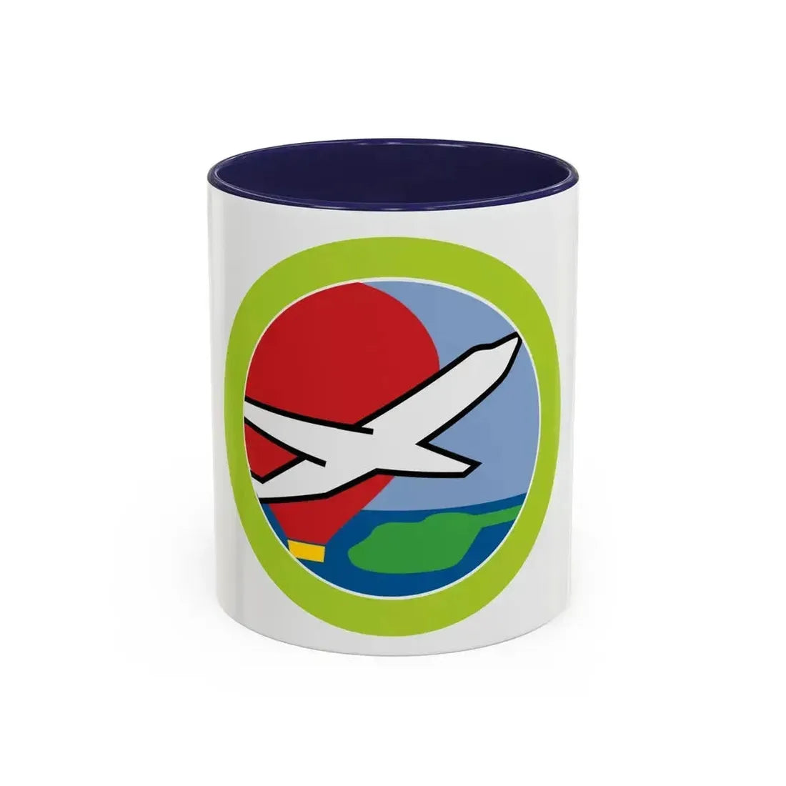 Aviation (Boy Scout Merit Badge) Accent Coffee Mug 11oz Navy - Go Mug Yourself