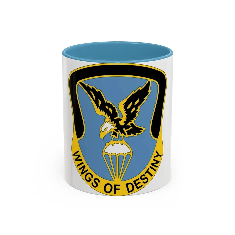 Aviation Brigade 101 Airborne Division (U.S. Army) Accent Coffee Mug 11oz Light Blue - Go Mug Yourself