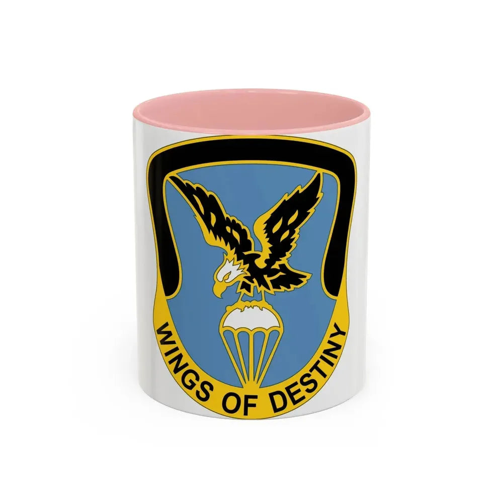 Aviation Brigade 101 Airborne Division (U.S. Army) Accent Coffee Mug 11oz Pink - Go Mug Yourself