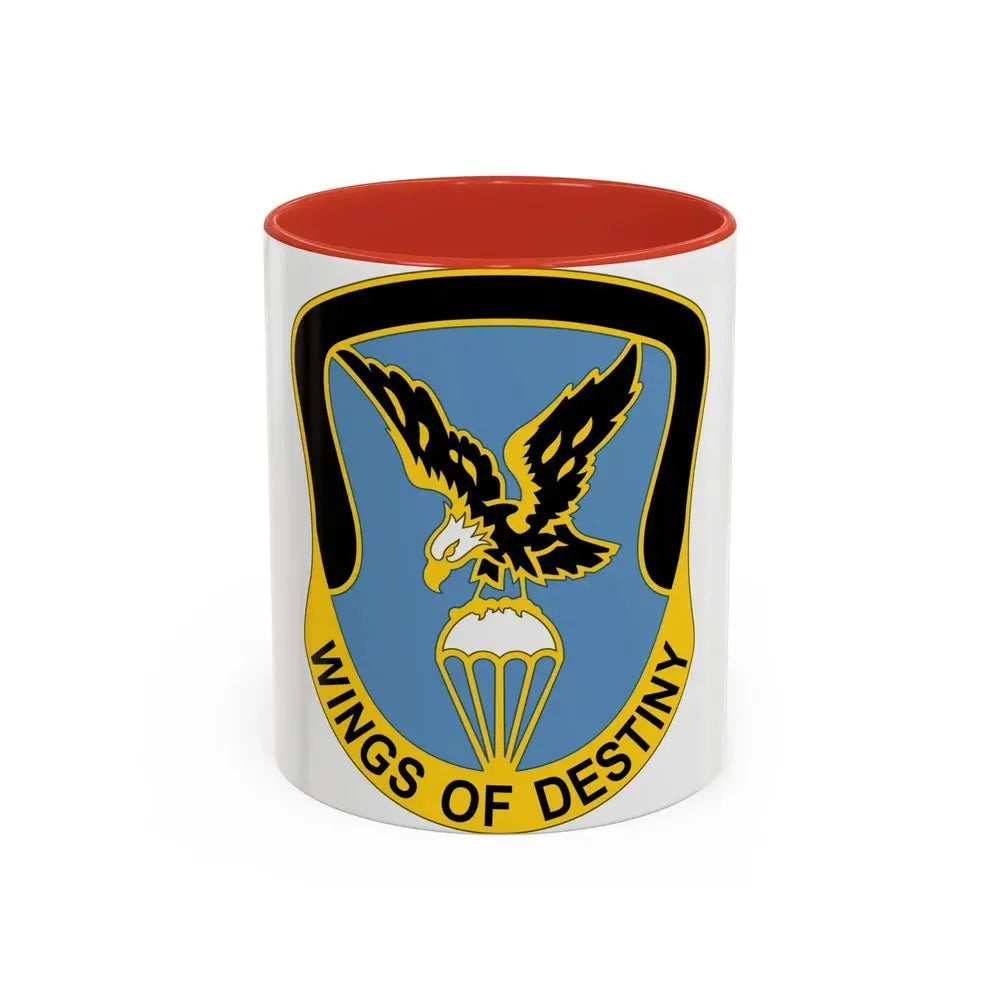 Aviation Brigade 101 Airborne Division (U.S. Army) Accent Coffee Mug 11oz Red - Go Mug Yourself