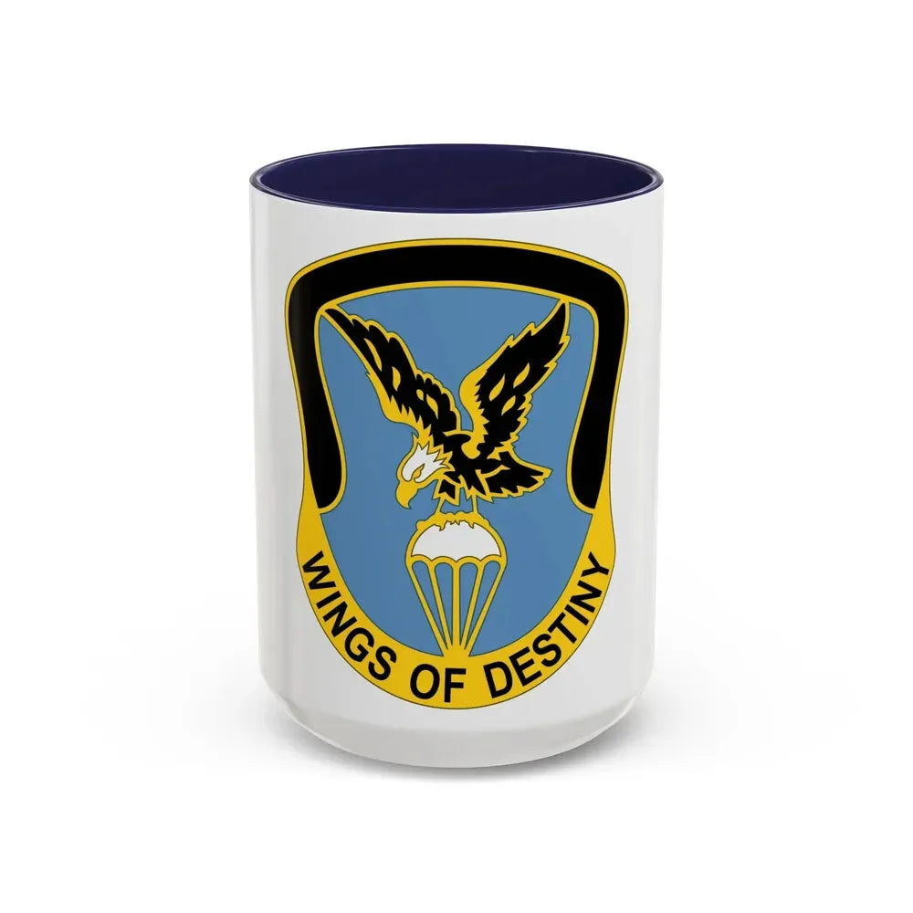 Aviation Brigade 101 Airborne Division (U.S. Army) Accent Coffee Mug 15oz Navy - Go Mug Yourself