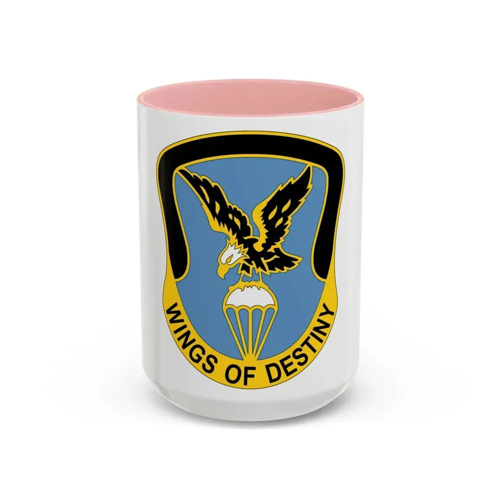 Aviation Brigade 101 Airborne Division (U.S. Army) Accent Coffee Mug 15oz Pink - Go Mug Yourself