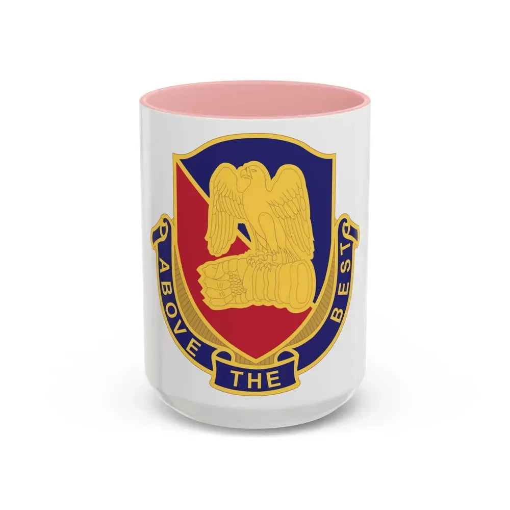 Aviation Center and School 2 (U.S. Army) Accent Coffee Mug 15oz Pink - Go Mug Yourself