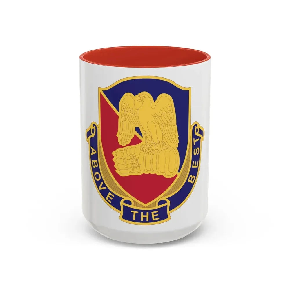 Aviation Center and School 2 (U.S. Army) Accent Coffee Mug 15oz Red - Go Mug Yourself
