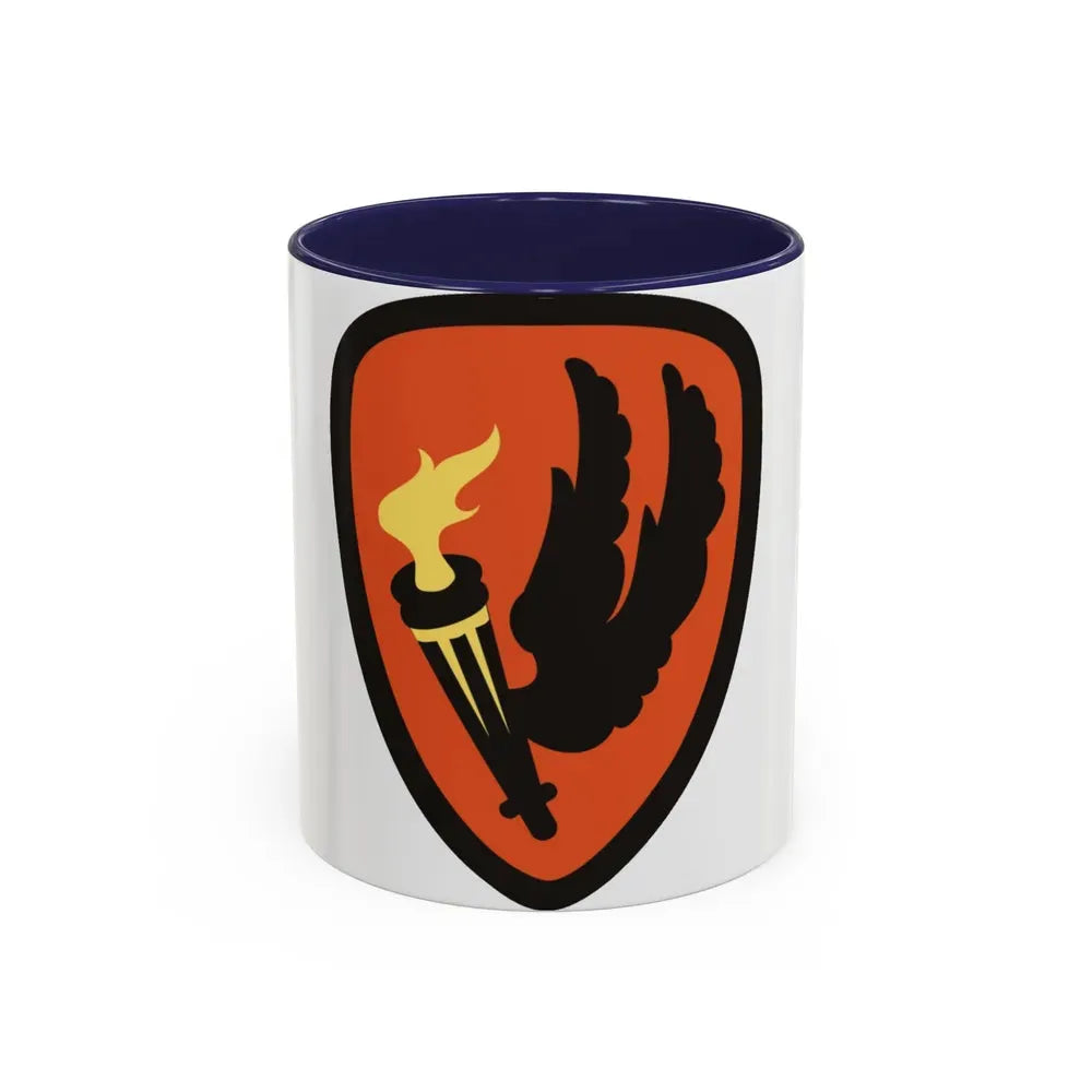 Aviation Center and School (U.S. Army) Accent Coffee Mug 11oz Navy - Go Mug Yourself