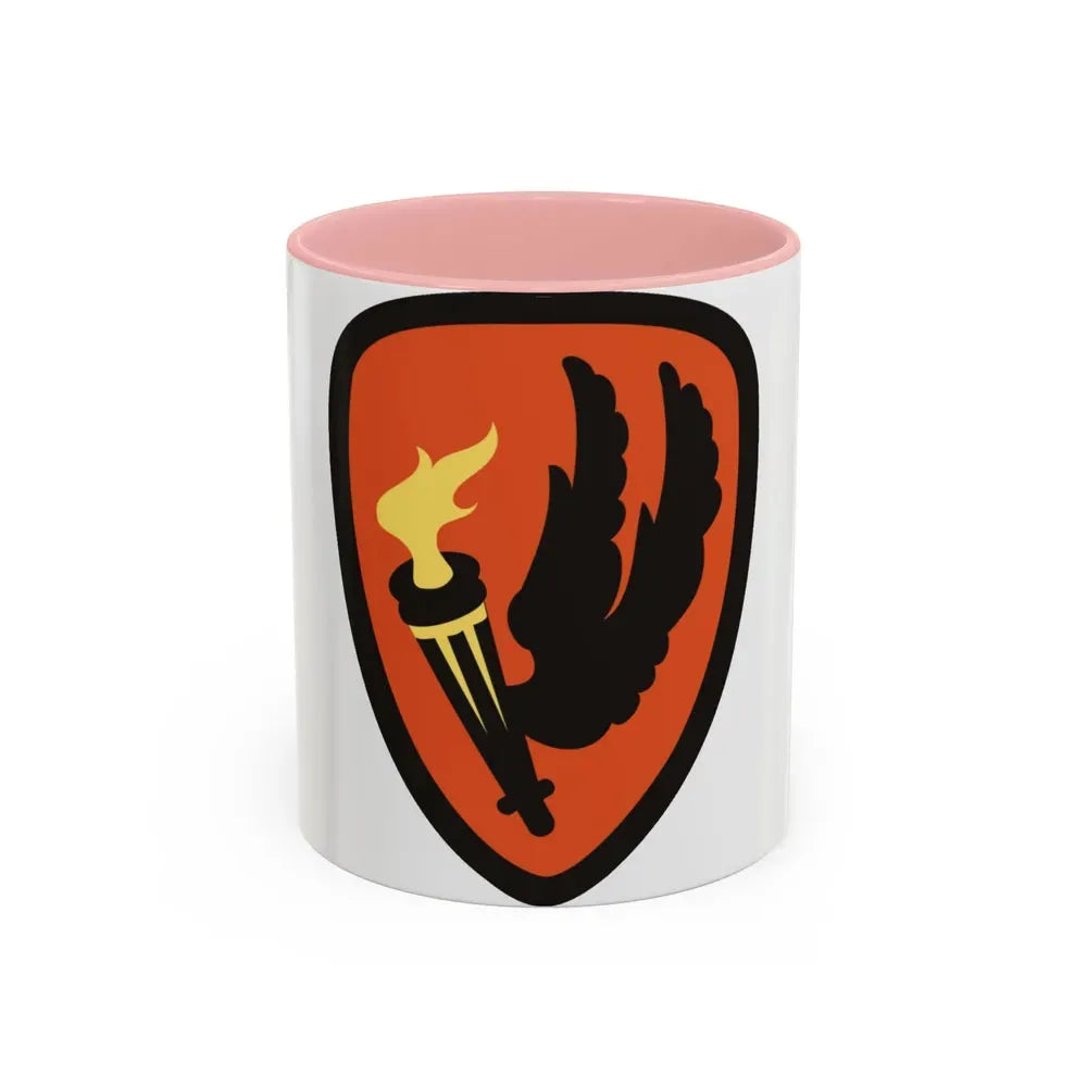 Aviation Center and School (U.S. Army) Accent Coffee Mug 11oz Pink - Go Mug Yourself