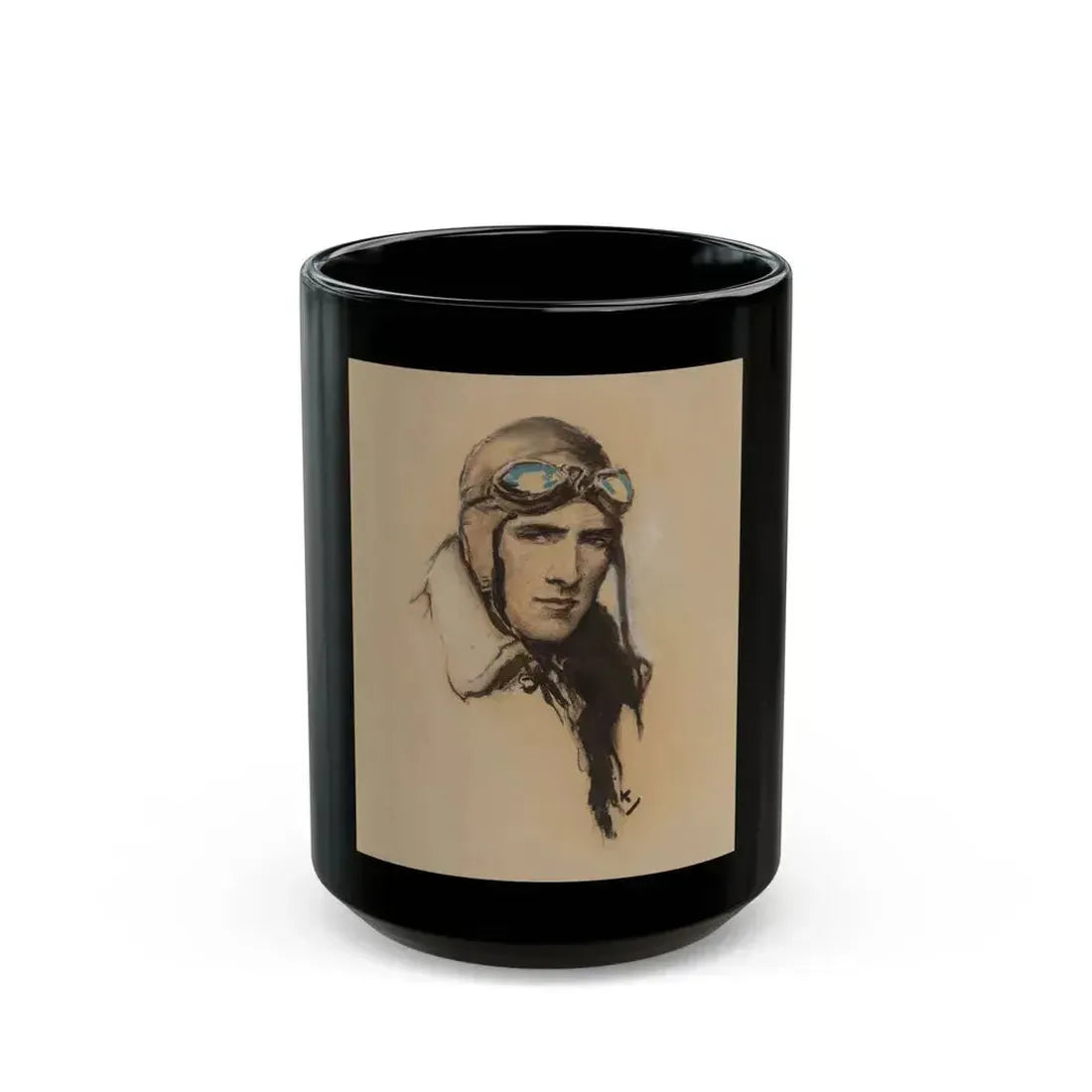 Aviation Pilot - Black Coffee Mug 15oz - Go Mug Yourself