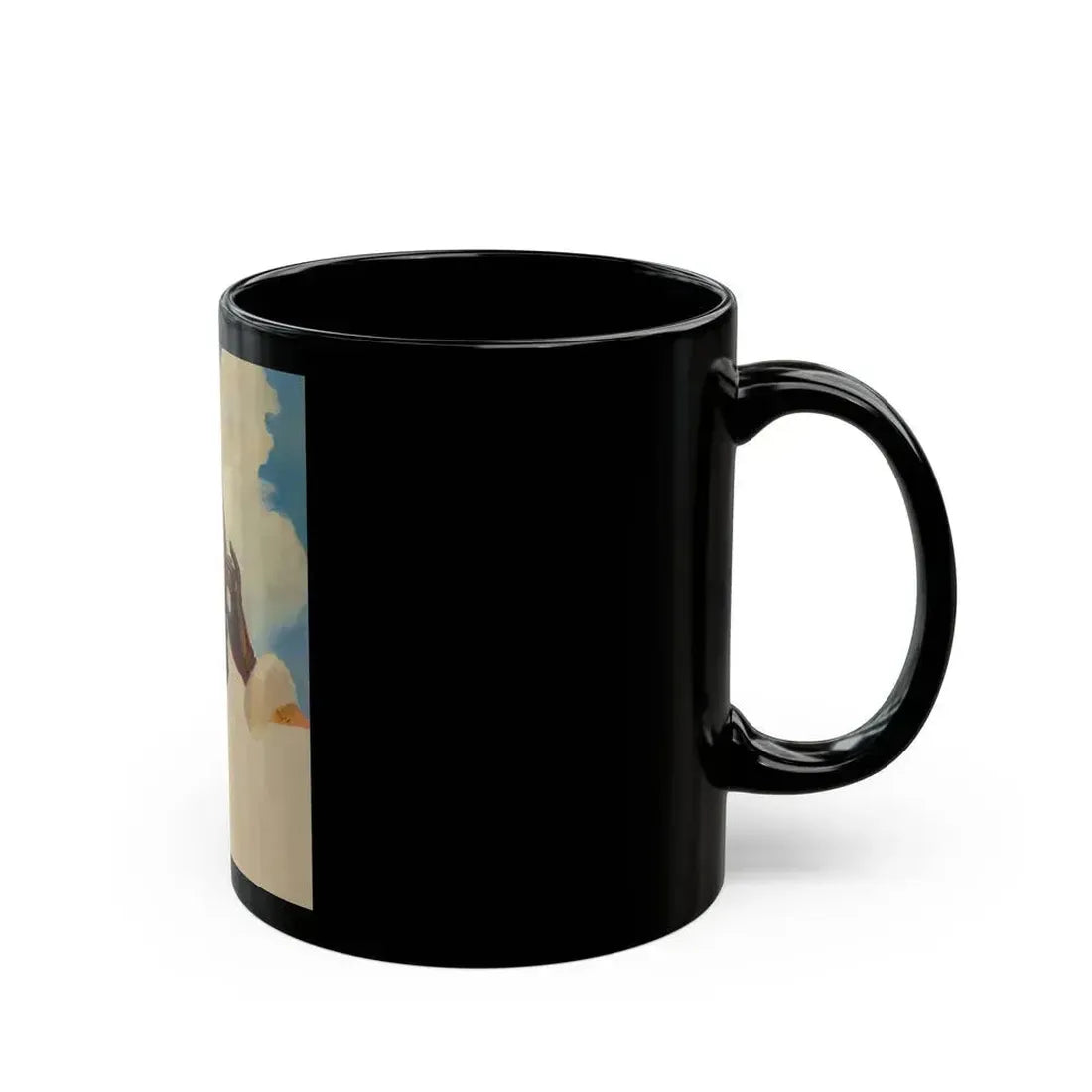 Aviator Girl - Black Coffee Mug - Go Mug Yourself