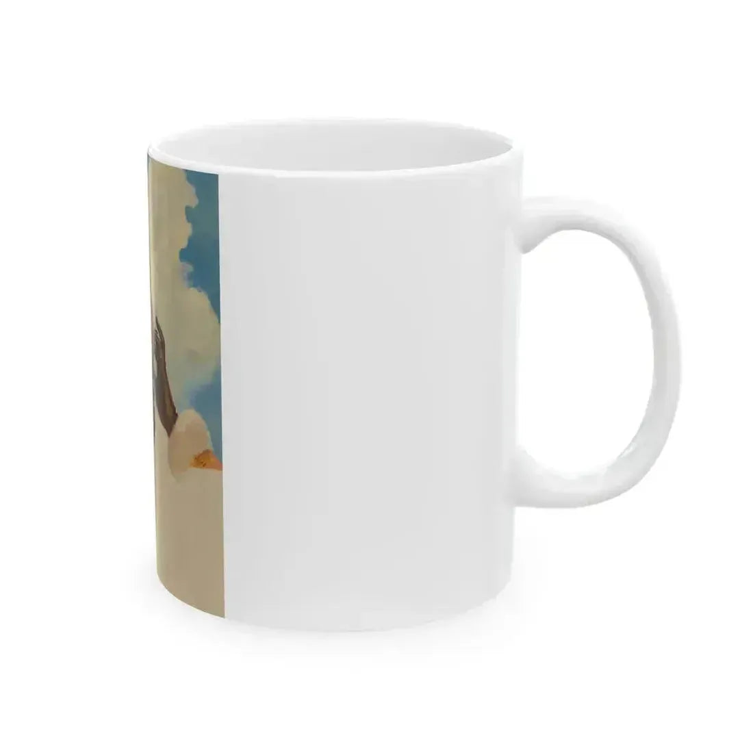 Aviator Girl - White Coffee Mug - Go Mug Yourself