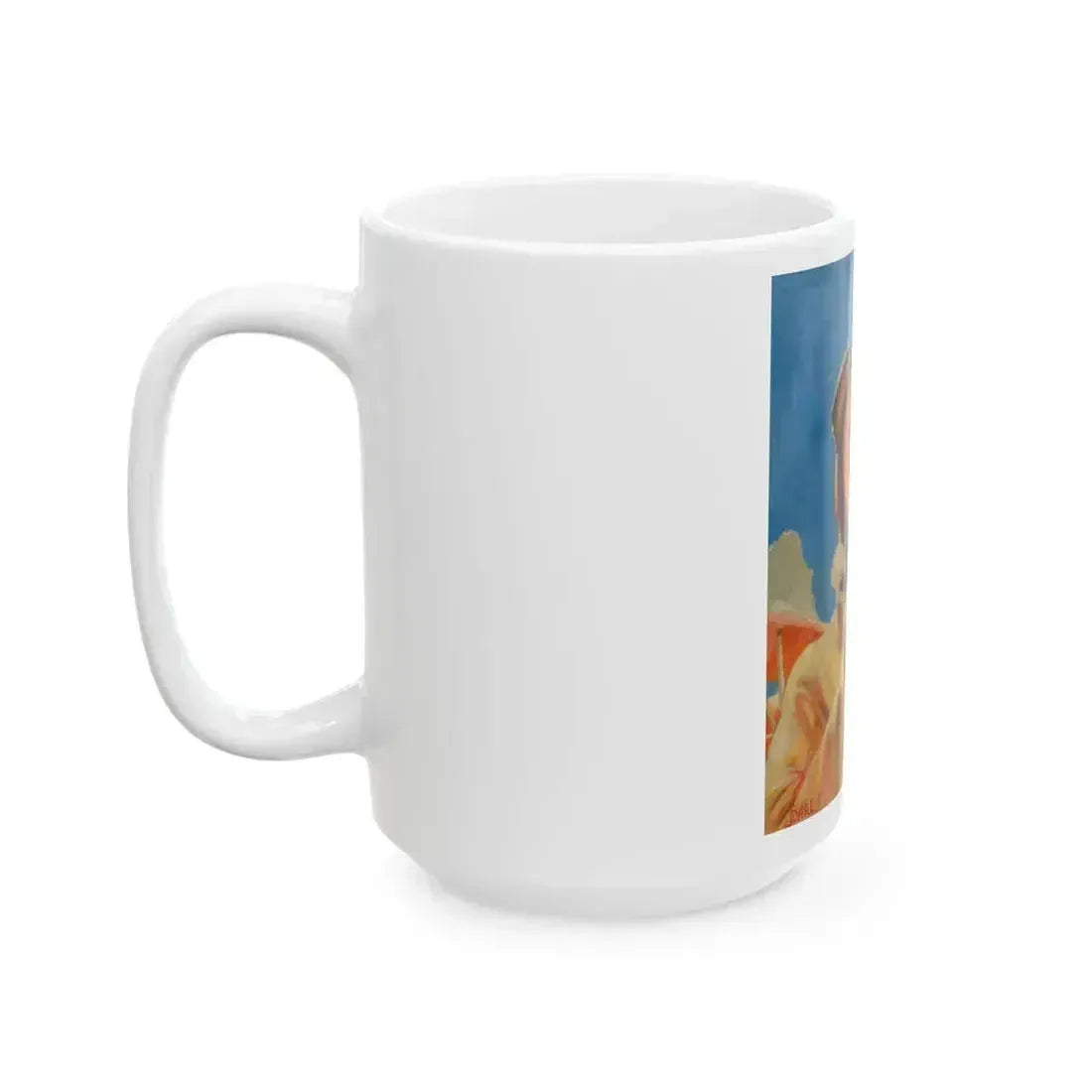 Aviator Girl - White Coffee Mug - Go Mug Yourself