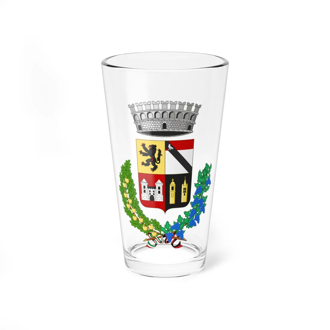 Aymavilles-Stemma (Italy) (Coat of Arms) Pint Glass 16oz 16oz - Go Mug Yourself